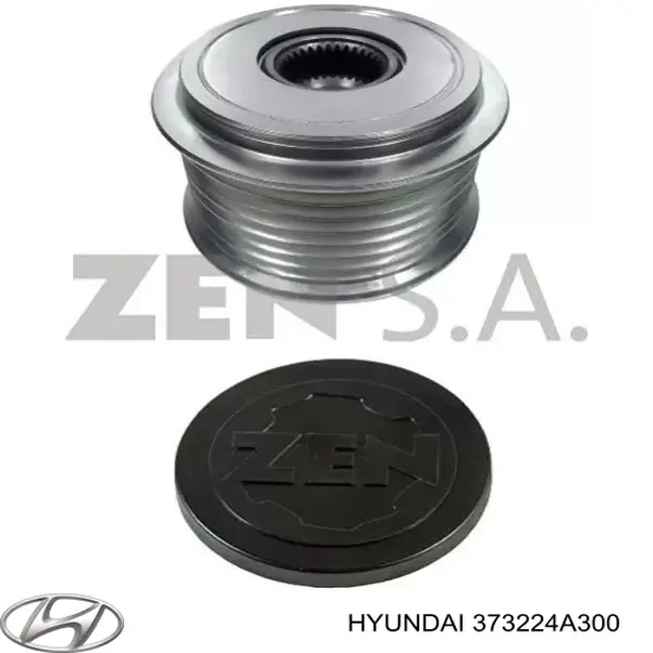Купить 373224A300 Hyundai/Kia Шкив ремня генератора