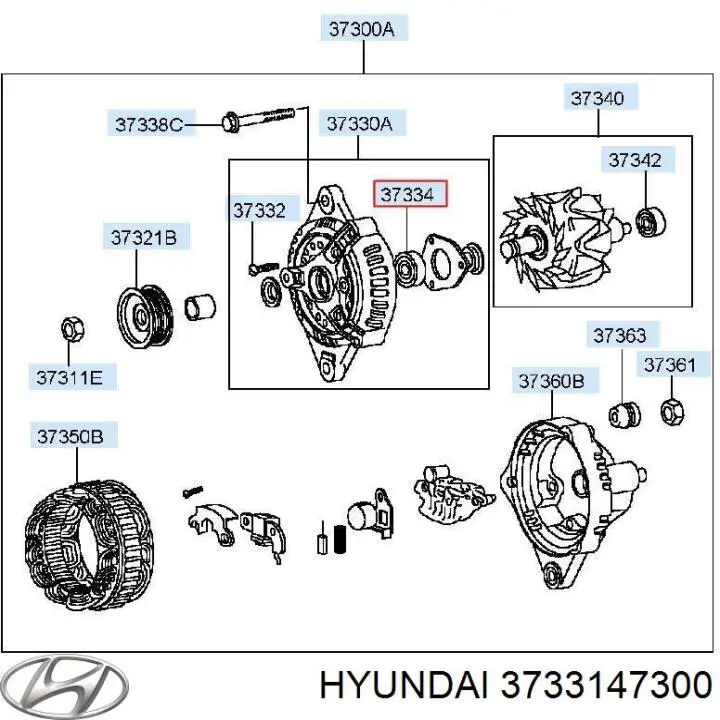  Hyundai/Kia 3733147301 цена, от 6.66 USD