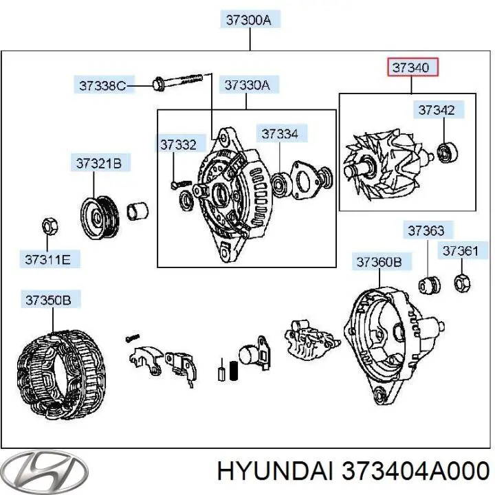 373404A000 Hyundai/Kia 