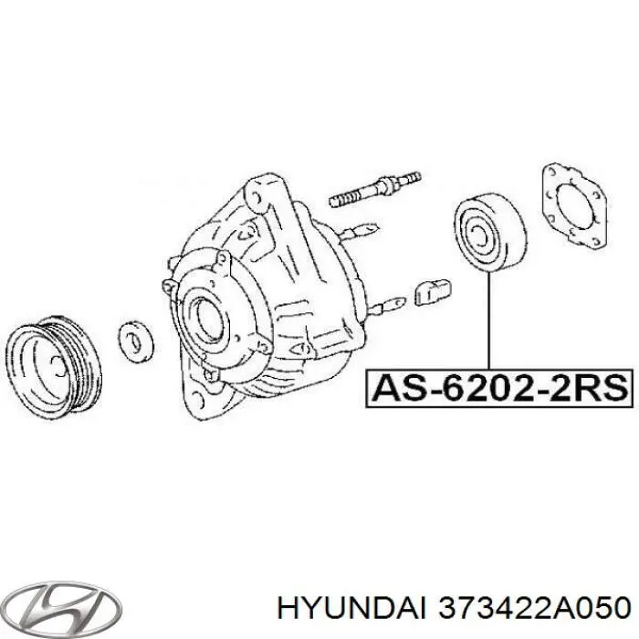 Подшипник привода генератора Hyundai/Kia 373422A050 цена, от 25.04 USD