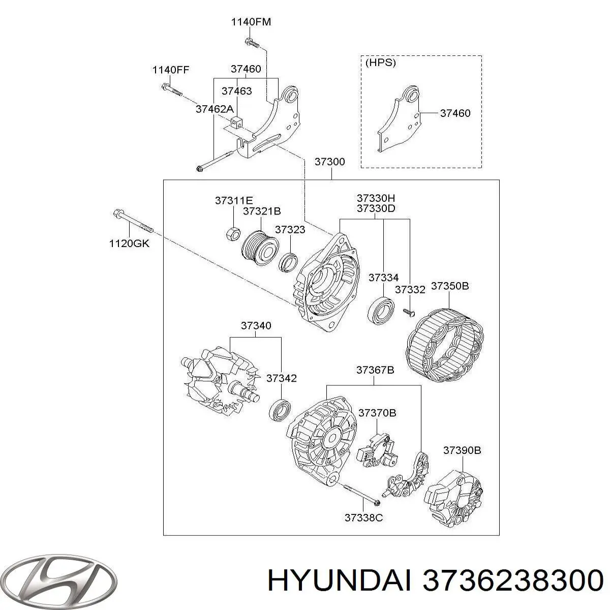  Hyundai/Kia 3736238300 цена, от 5.54 USD