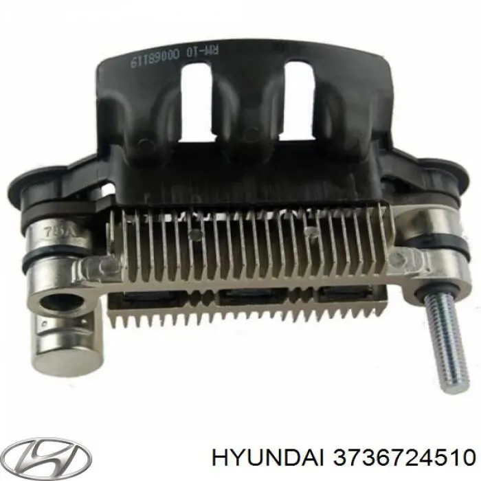 3736724510 Hyundai/Kia eixo de diodos do gerador