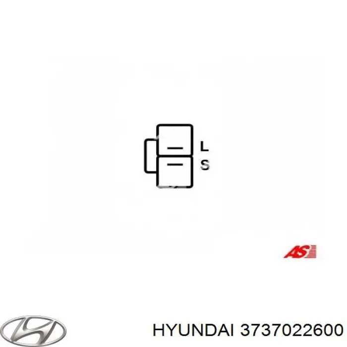 Реле генератора 3737022600 Hyundai/Kia