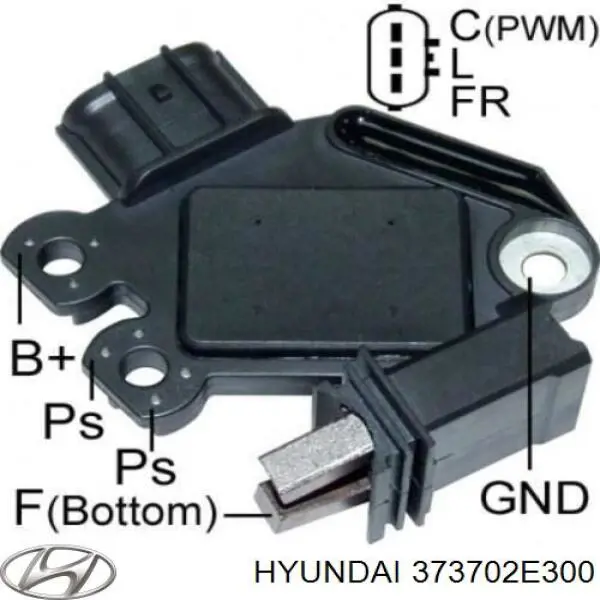 373702E300 Hyundai/Kia реле-регулятор генератора (реле зарядки)
