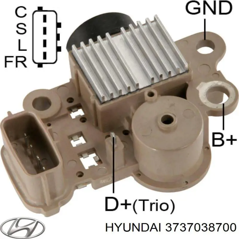 3737038700 Hyundai/Kia Генератор автомобильный