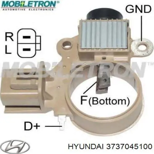 Relê-regulador do gerador (relê de carregamento) para Hyundai HD 