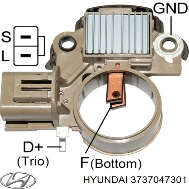 Реле генератора 3737047301 Hyundai/Kia