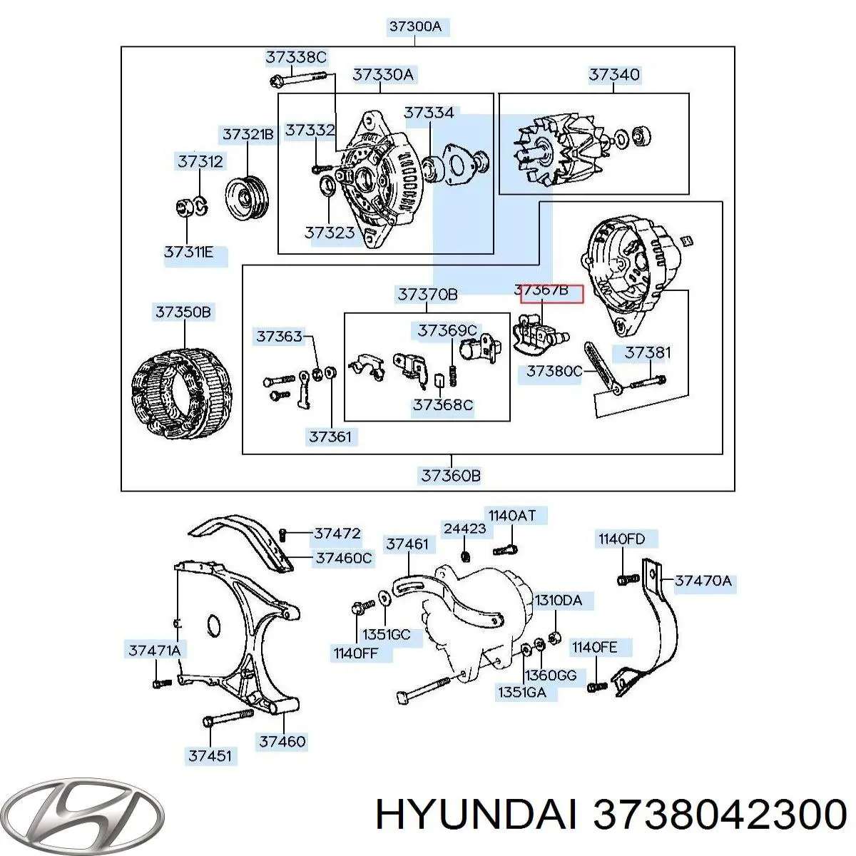 Купить 3738042300 Hyundai/Kia 