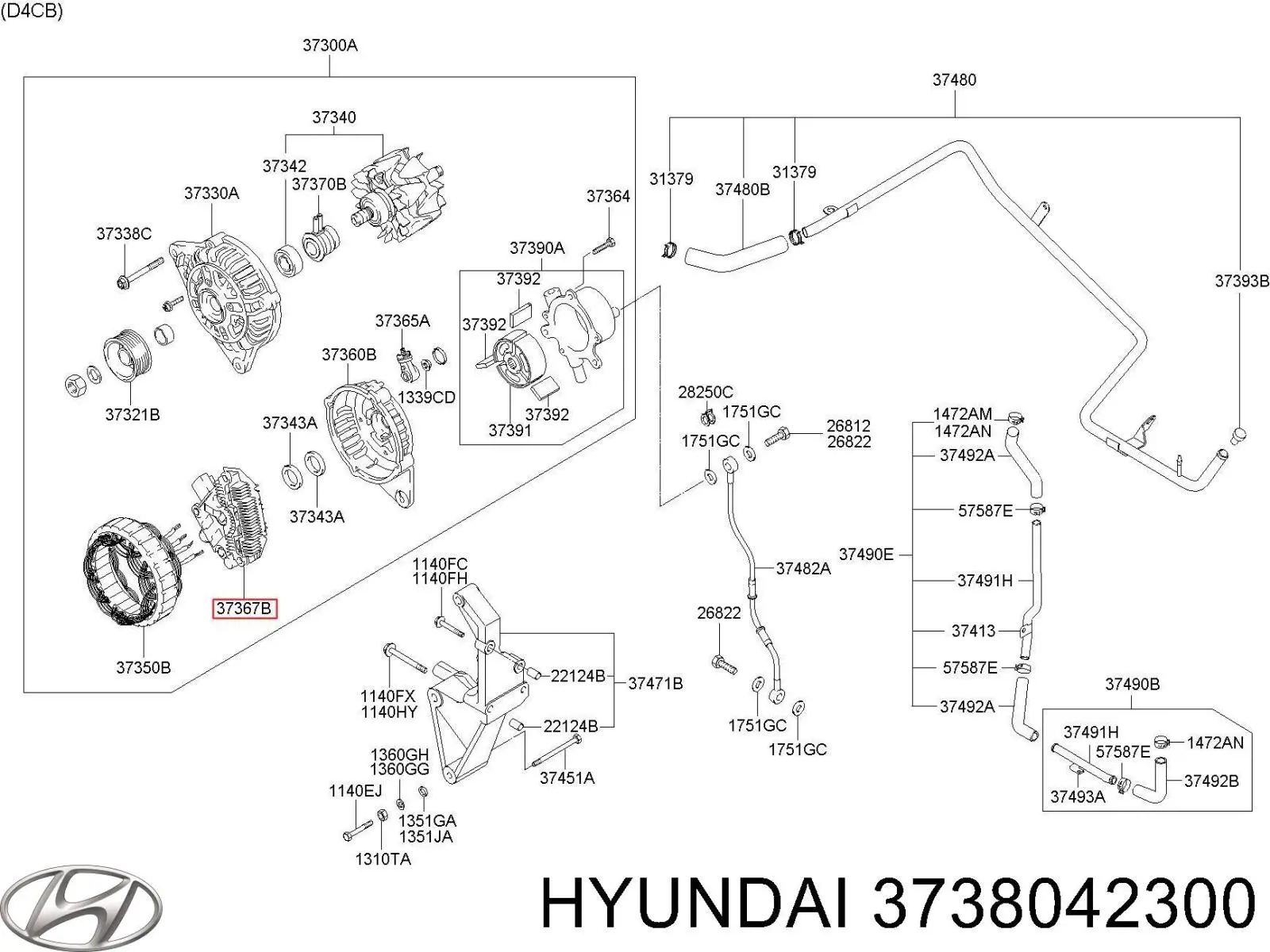 3738042300 Hyundai/Kia 
