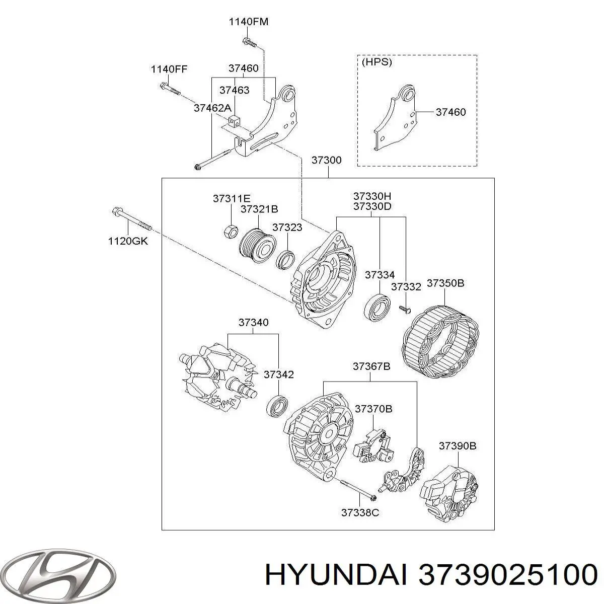  Hyundai/Kia 3739025100 цена, от 15.59 USD