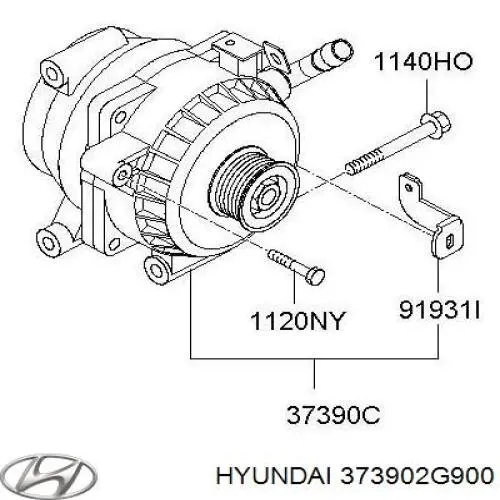 373902G900 Hyundai/Kia Генератор автомобильный