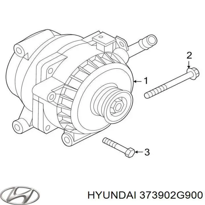 Автомобильный генератор Hyundai/Kia 373902G900 цена, от 88.98 USD