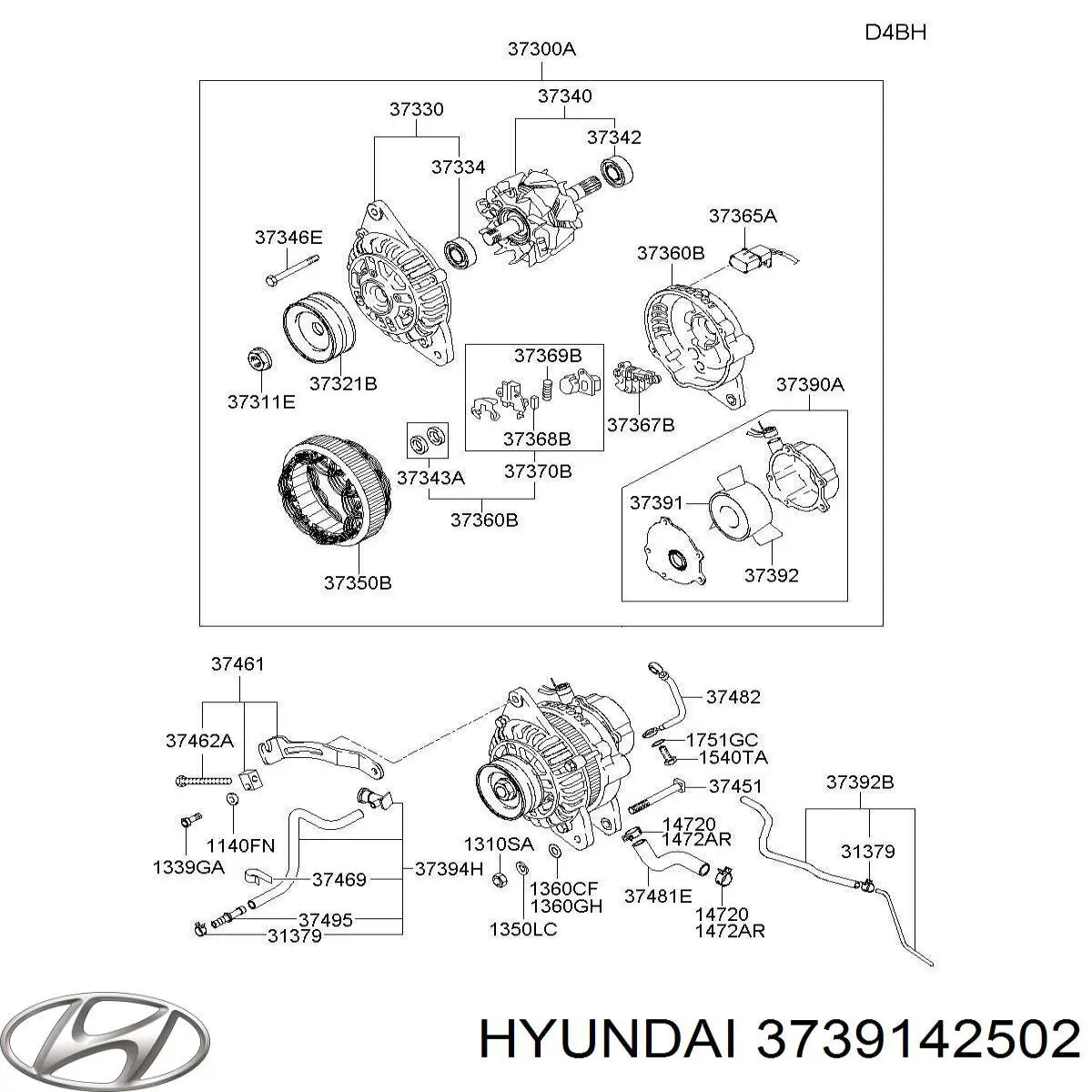 Купить 3739142502 Hyundai/Kia 