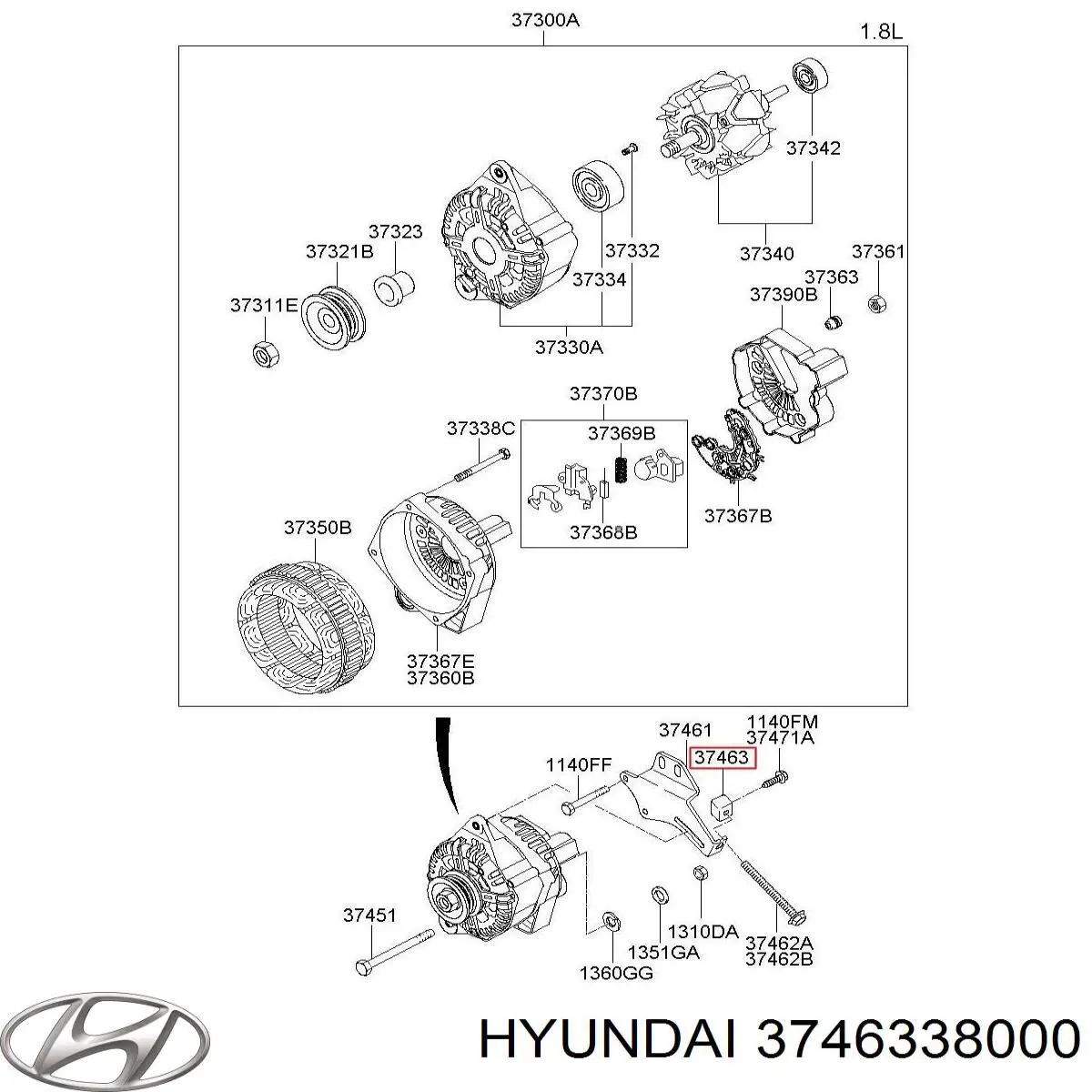  3746338000 Hyundai/Kia