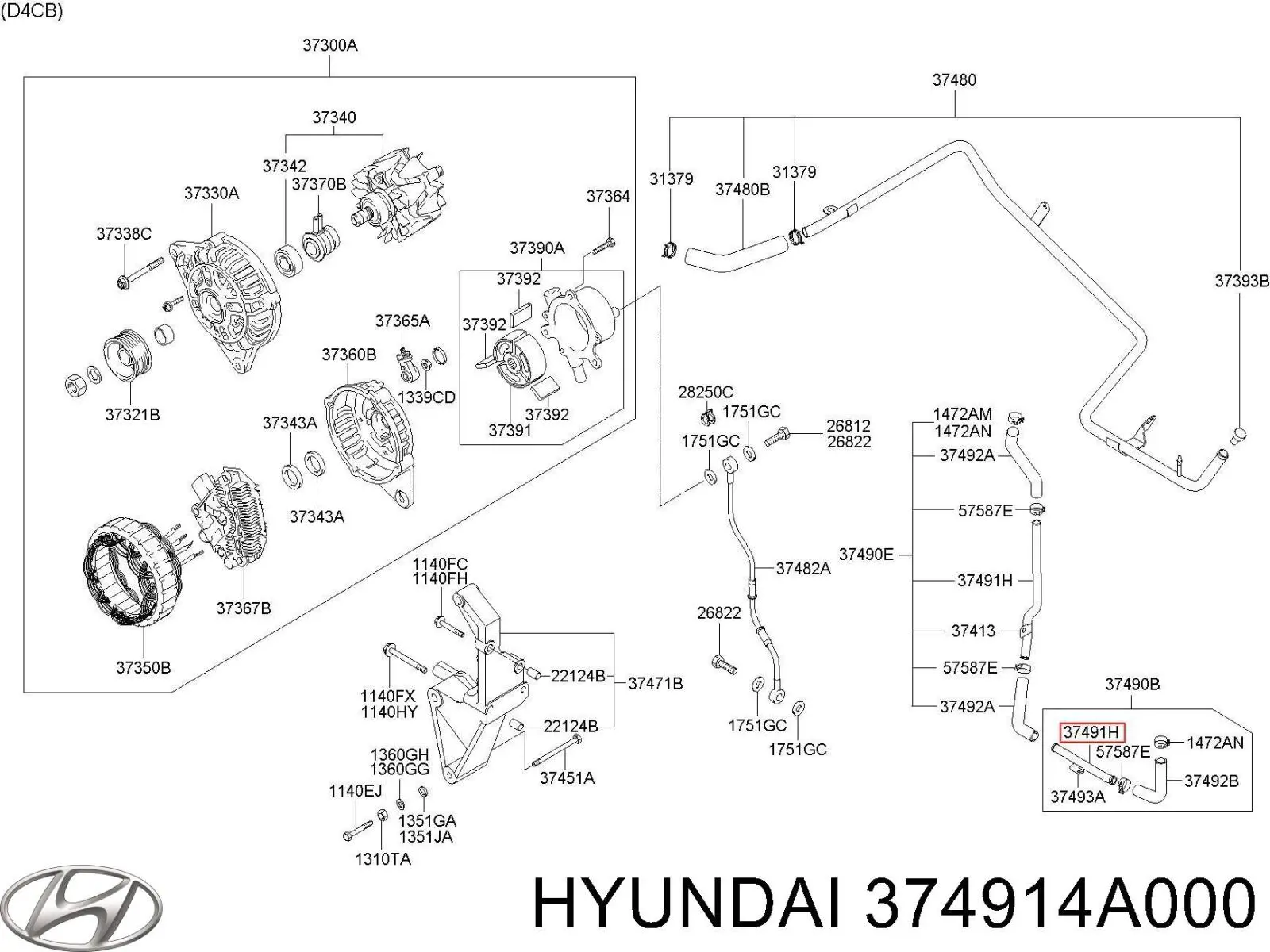 374914A000 Hyundai/Kia 