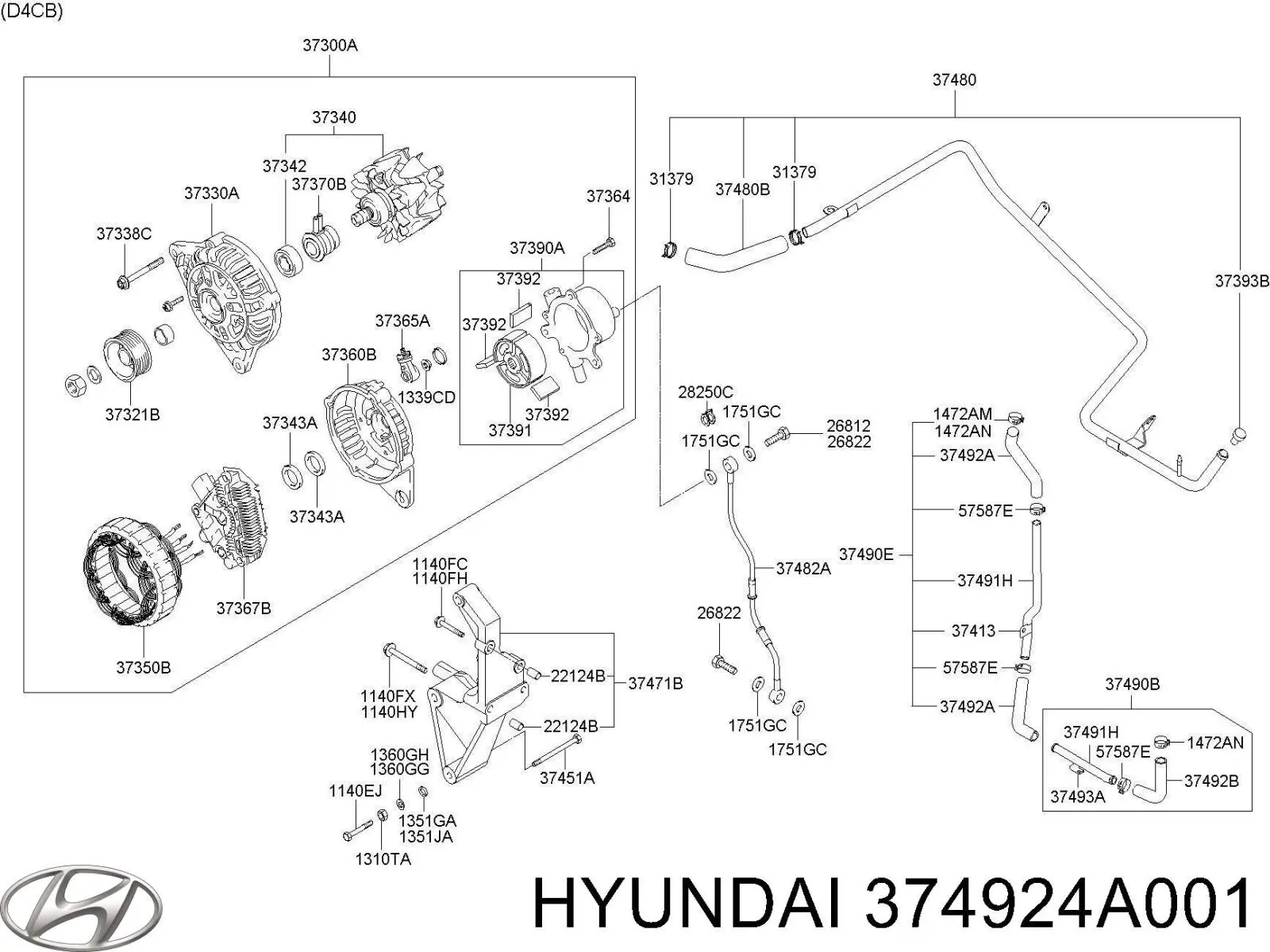 374924A001 Hyundai/Kia 