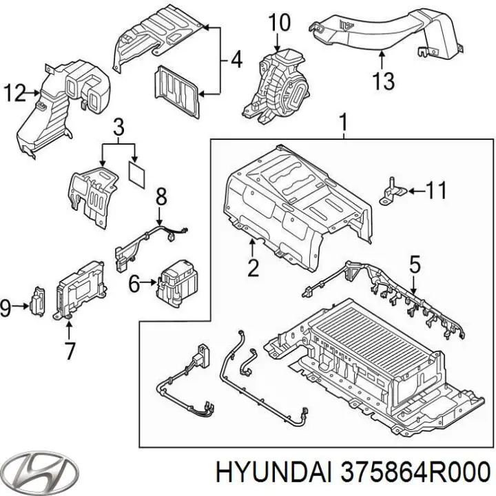  375864R000 Hyundai/Kia