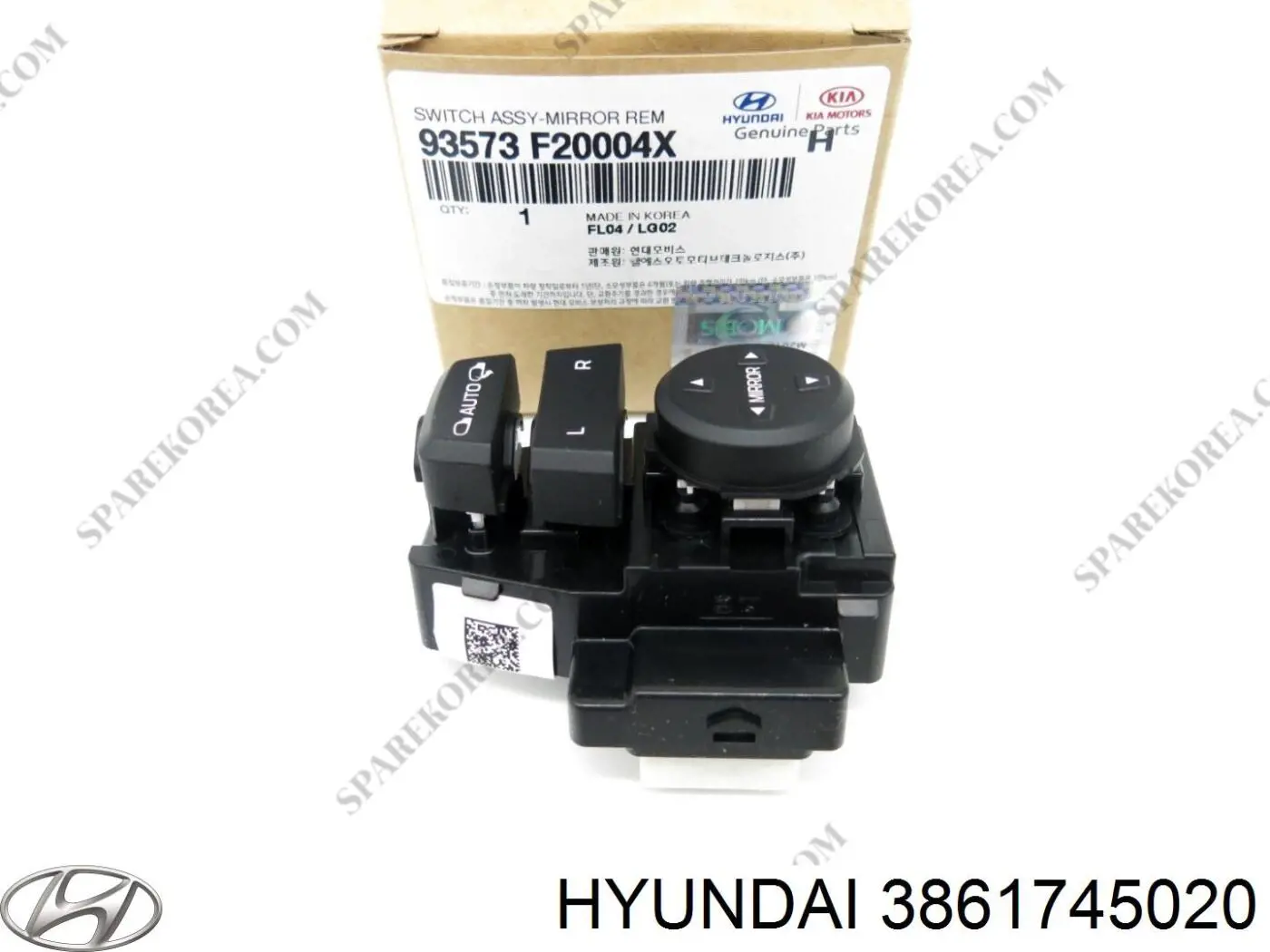 3861745020 Hyundai/Kia Механический вакуумный насос