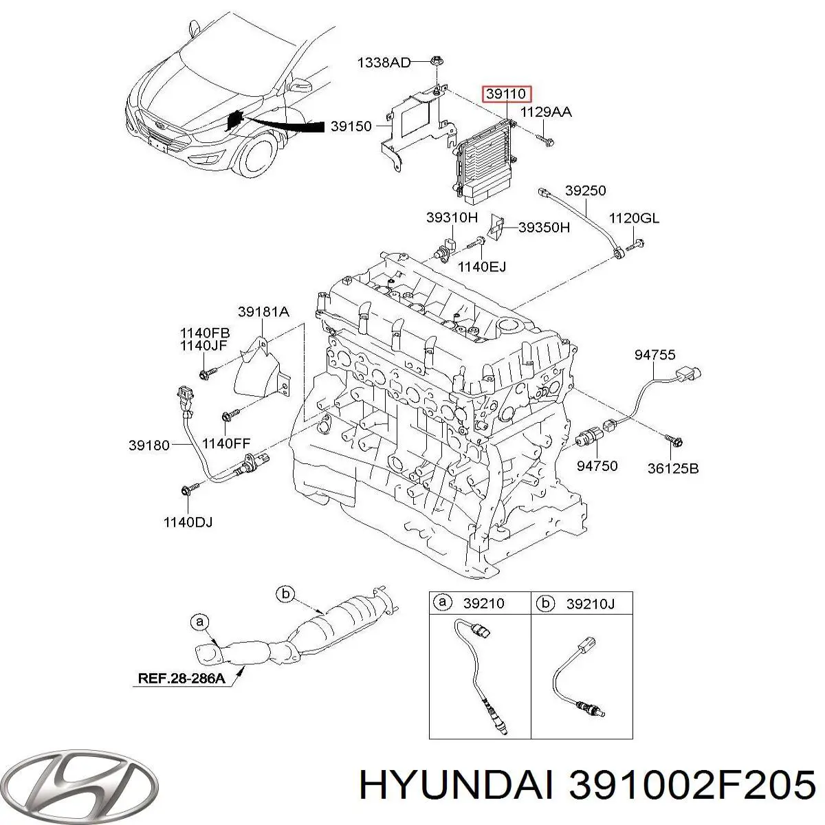  391002F205 Hyundai/Kia