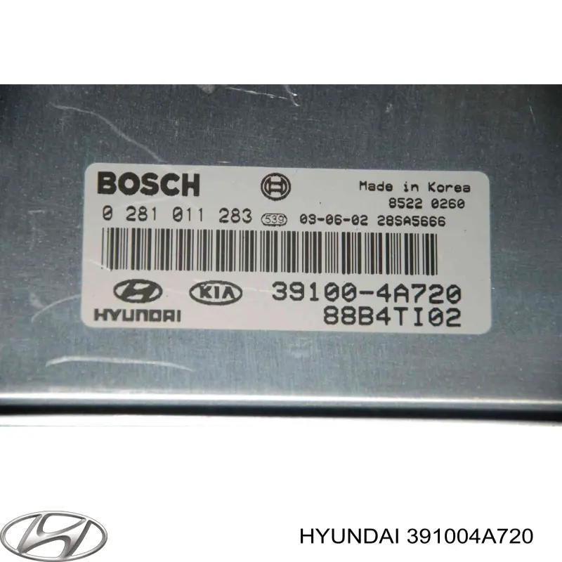 Блок управления двигателем 391004A720 Hyundai/Kia