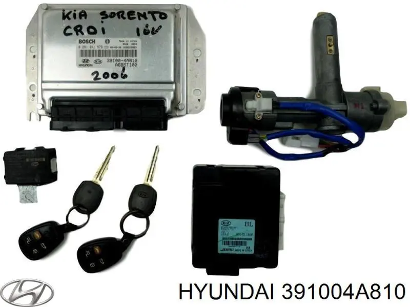 Купить 391004A810 Hyundai/Kia Электронный блок управления двигателем