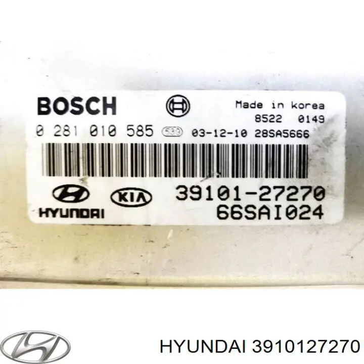 Купить 3910127270 Hyundai/Kia Электронный блок управления двигателем