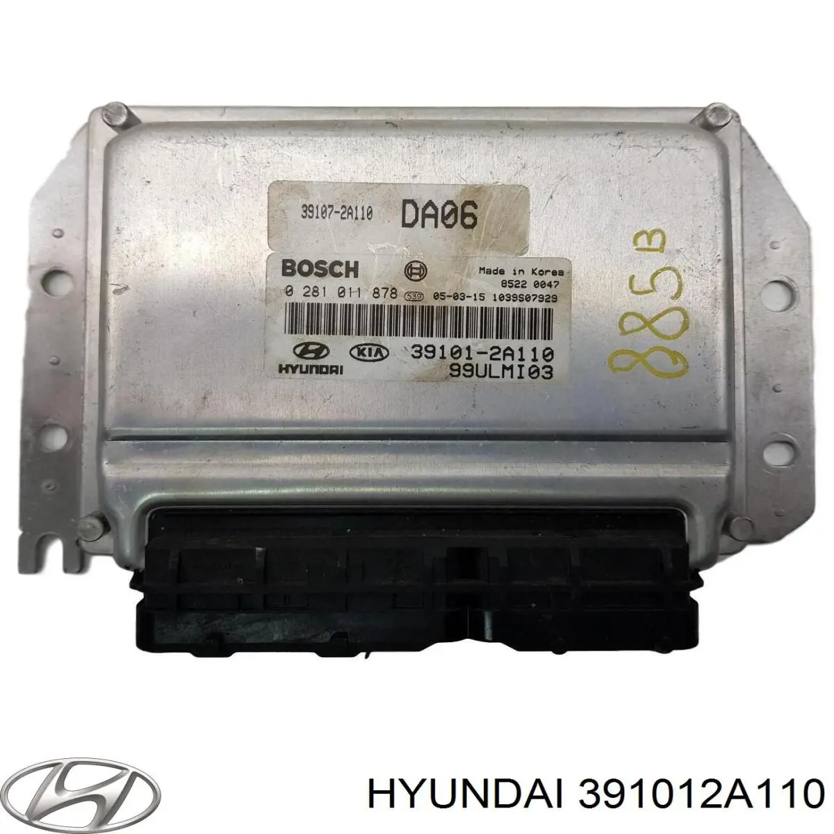 Купить 391012A110 Hyundai/Kia Электронный блок управления двигателем