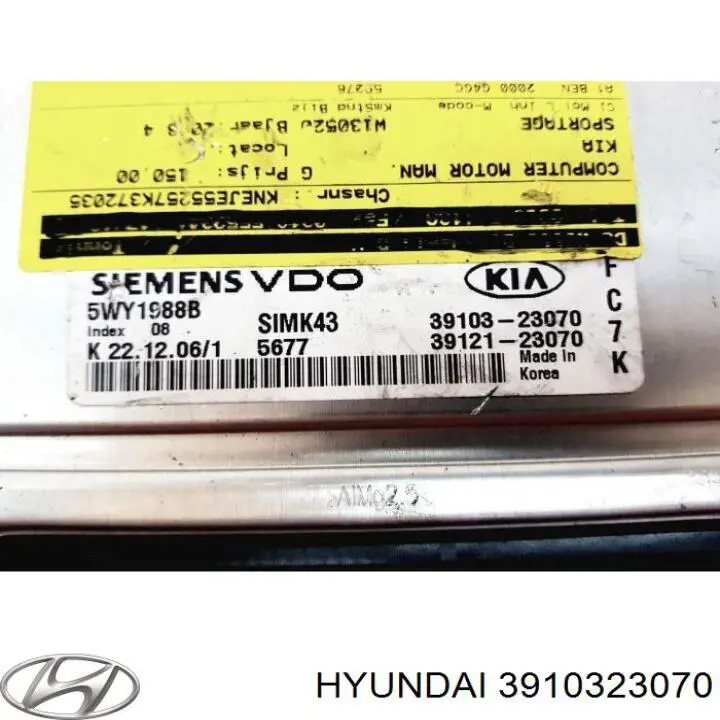  3910323120 Hyundai/Kia