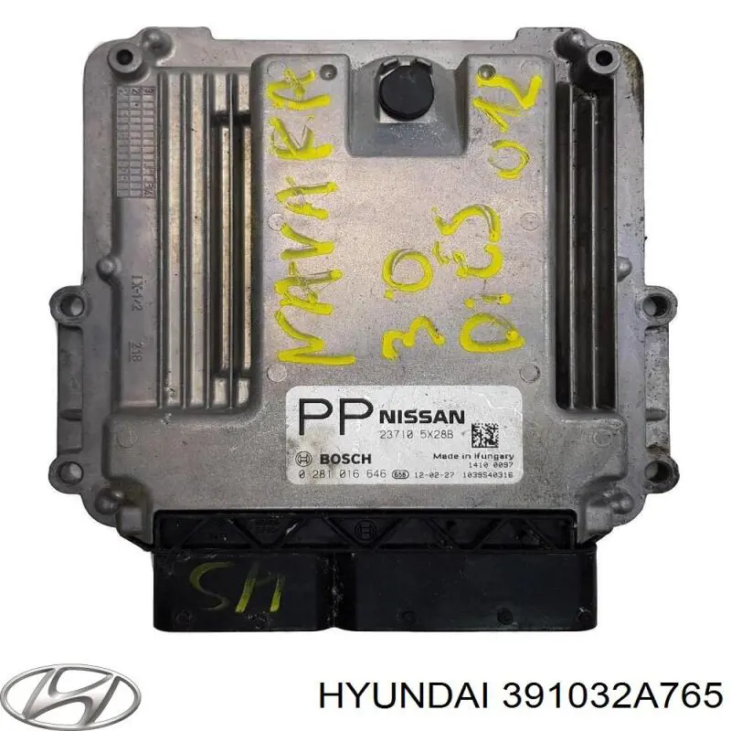 391032A765 Hyundai/Kia Мозги двигателя