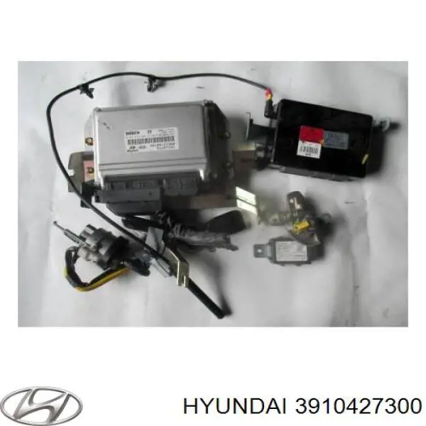 Модуль управления (ЭБУ) двигателем на Hyundai Tucson JM