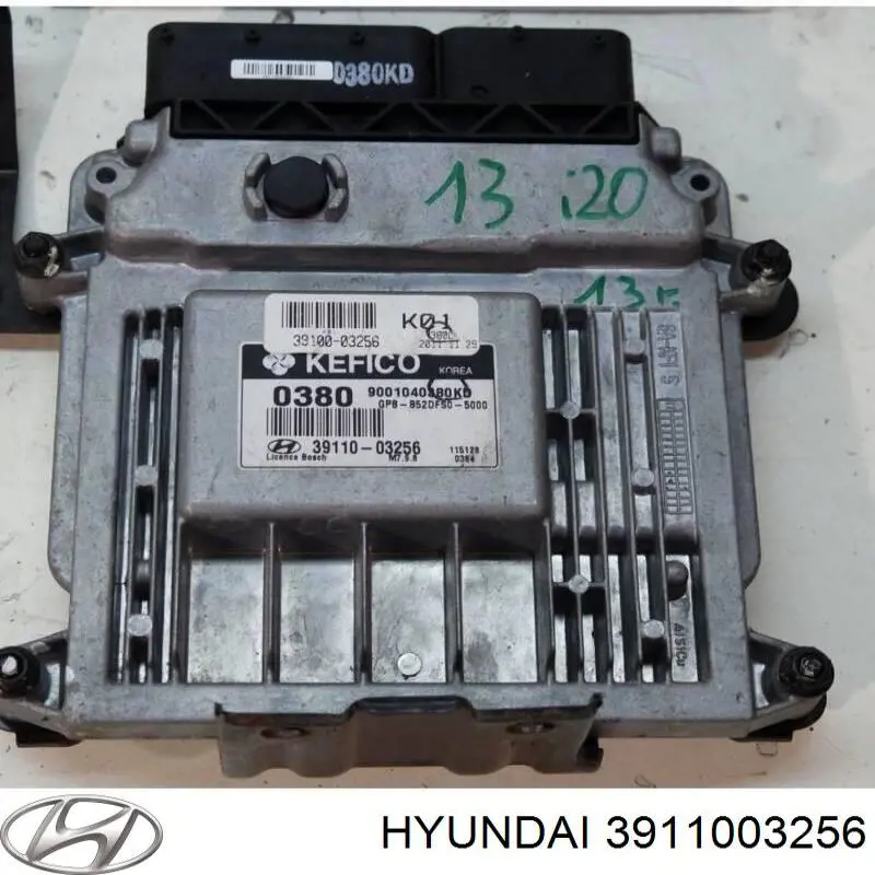 Модуль управления (ЭБУ) двигателем на Hyundai I20 PB