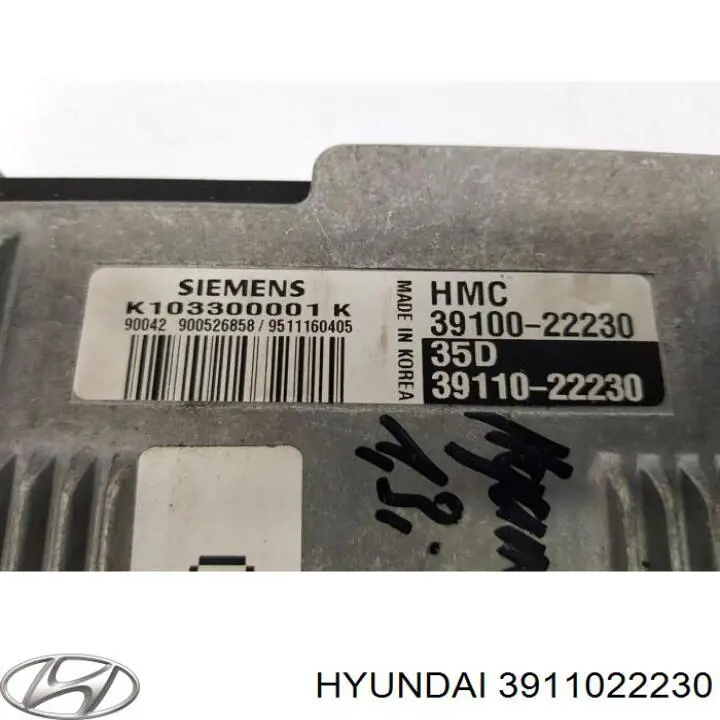 Купить 3911022230 Hyundai/Kia Электронный блок управления двигателем