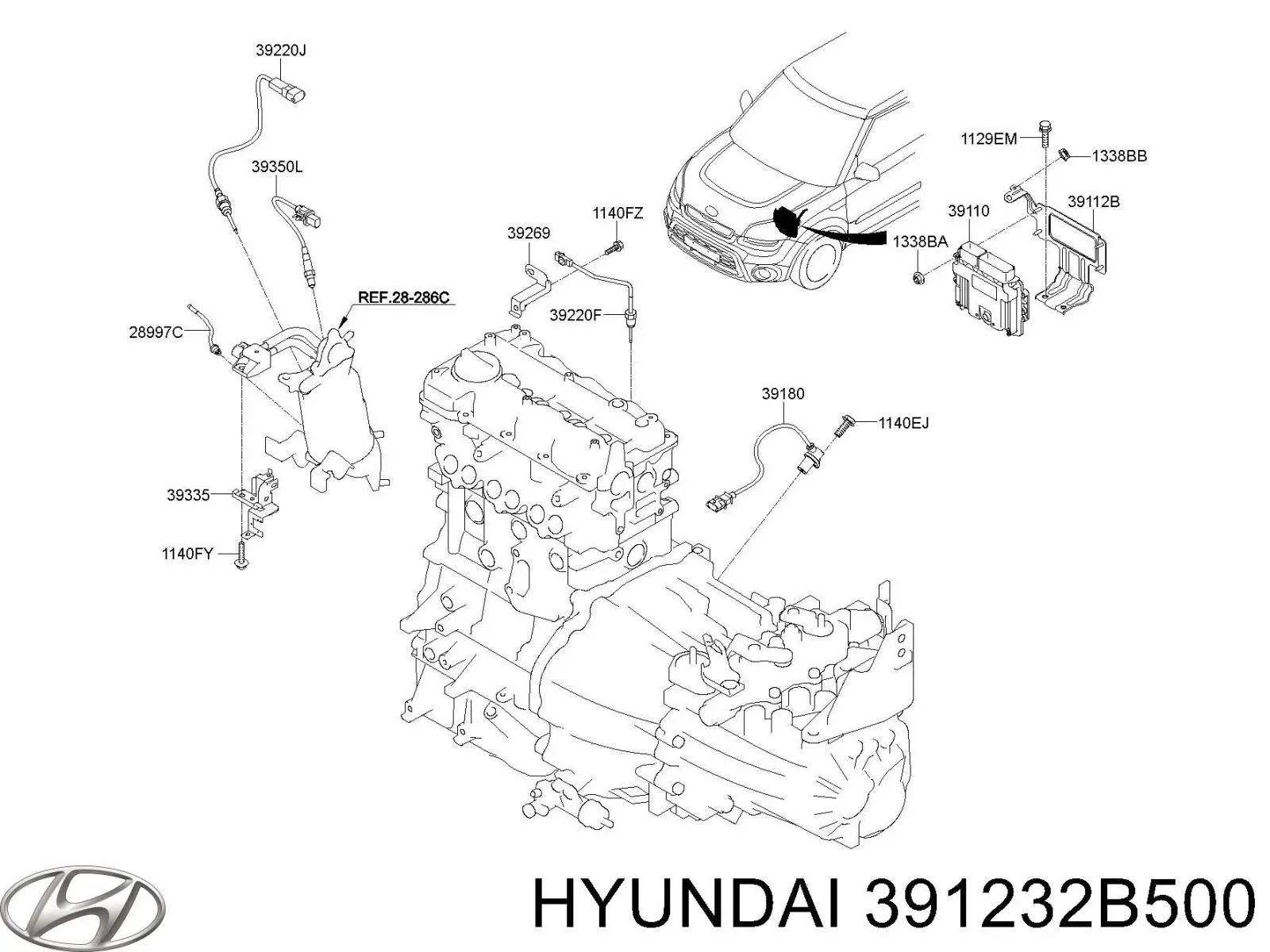 391232B500 Hyundai/Kia 