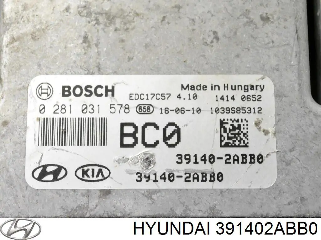  Hyundai/Kia 391402ABB0 цена, от 51.75 USD