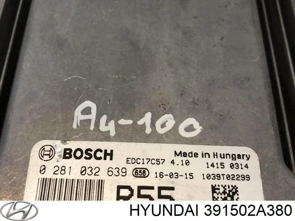 391502A380 Hyundai/Kia Мозги двигателя