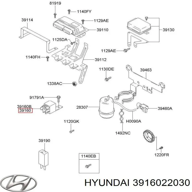  Hyundai/Kia 3916022030 цена, от 5.34 USD