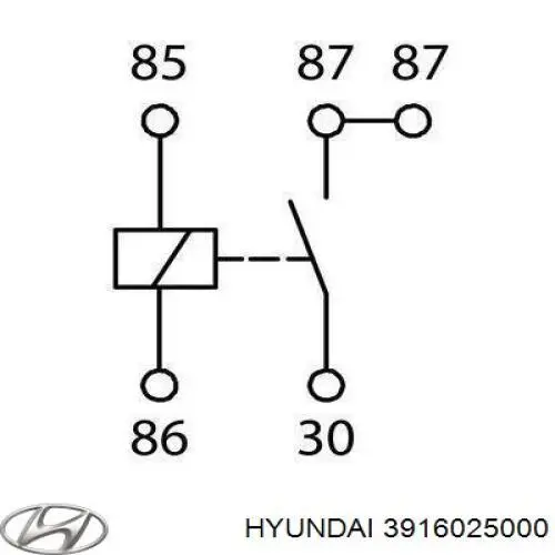 Реле электрическое многофункциональное Hyundai/Kia 3916025000 цена, от 2.88 USD