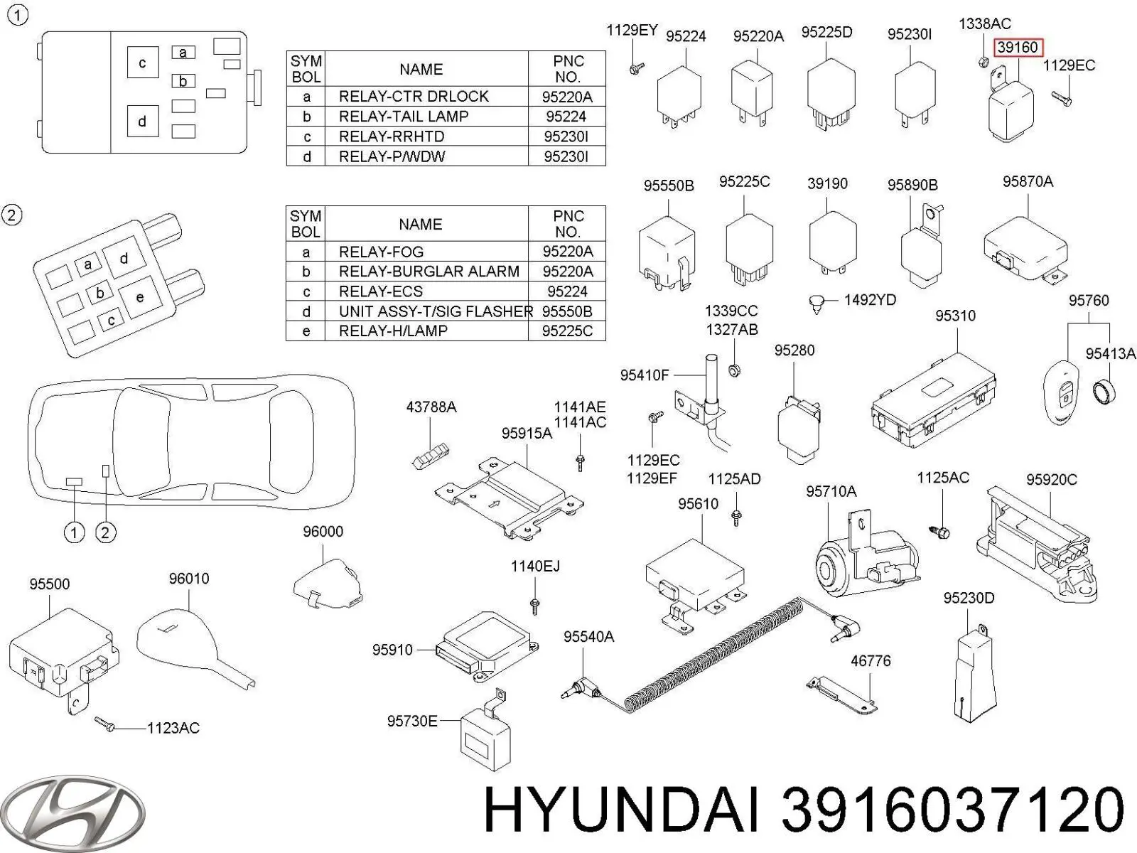  Hyundai/Kia 3916037100 цена, от 8.58 USD