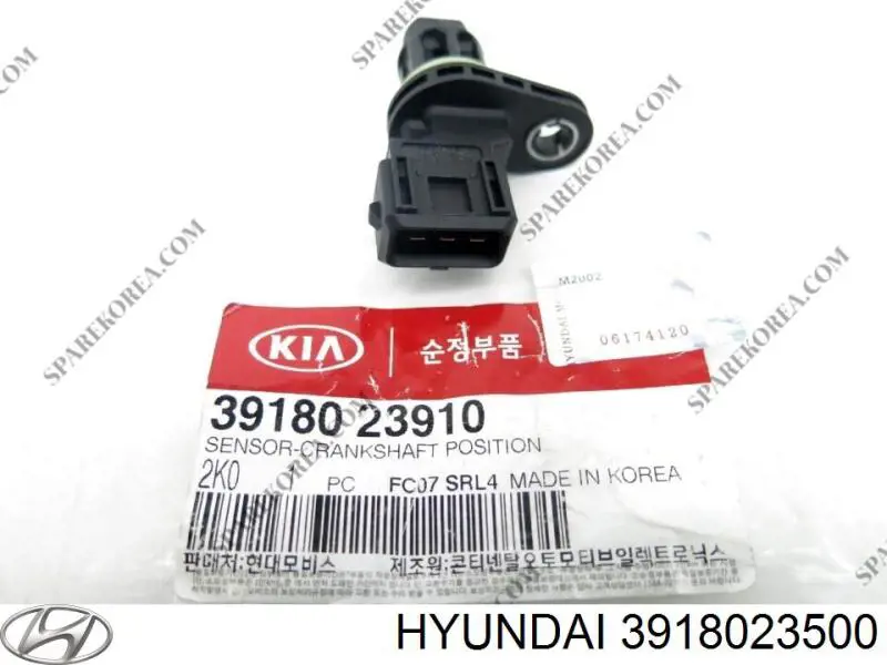 Датчик коленвала 3918023500 Hyundai/Kia