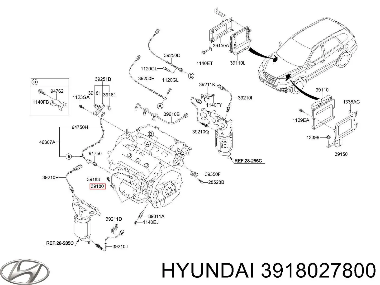 3918027800 Hyundai/Kia ДПКВ