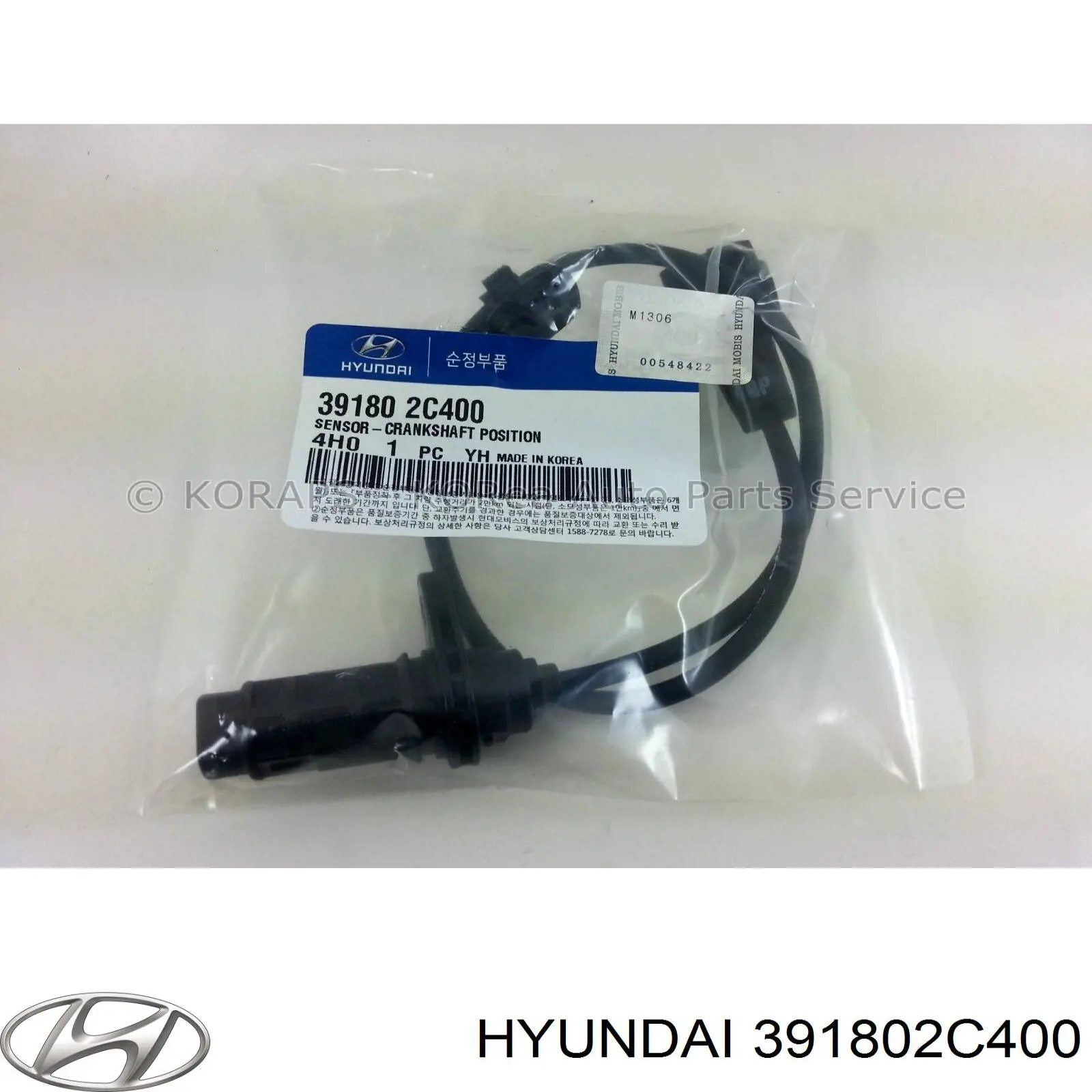 391802C400 Hyundai/Kia датчик коленвала