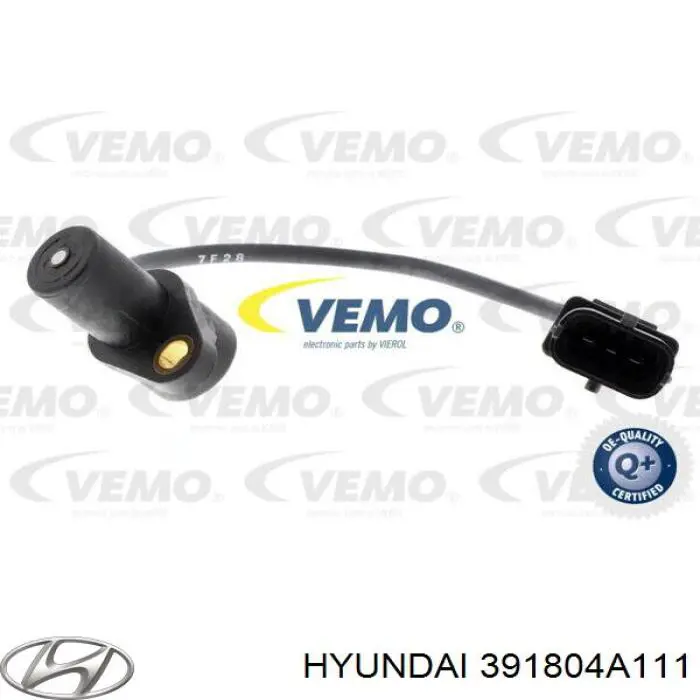 Купить 391804A111 Hyundai/Kia Датчик оборотов коленвала