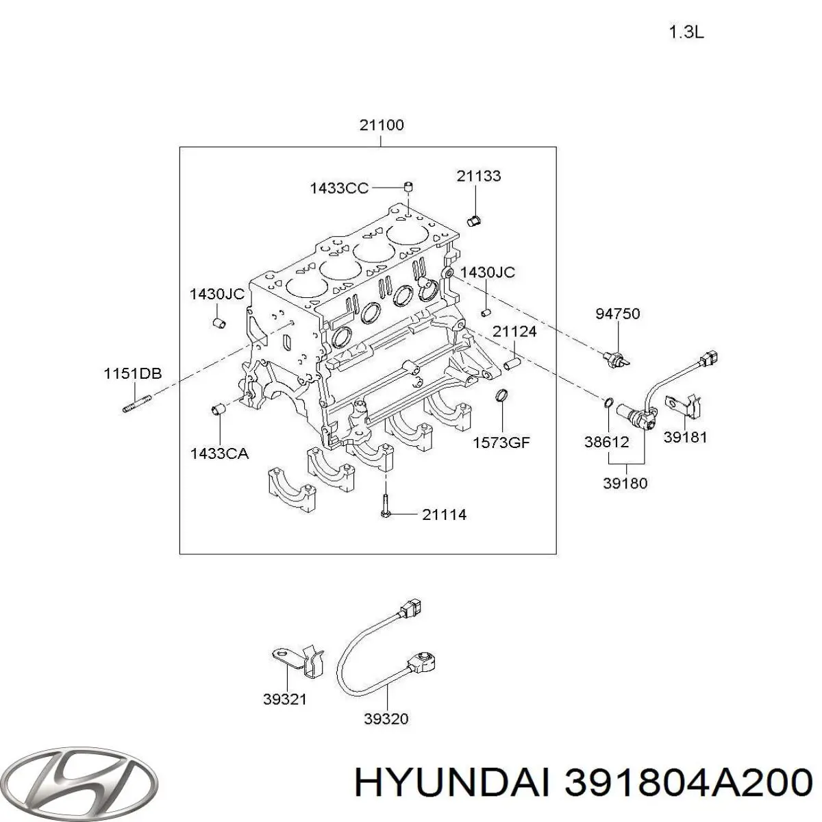 391804A200 Hyundai/Kia ДПКВ