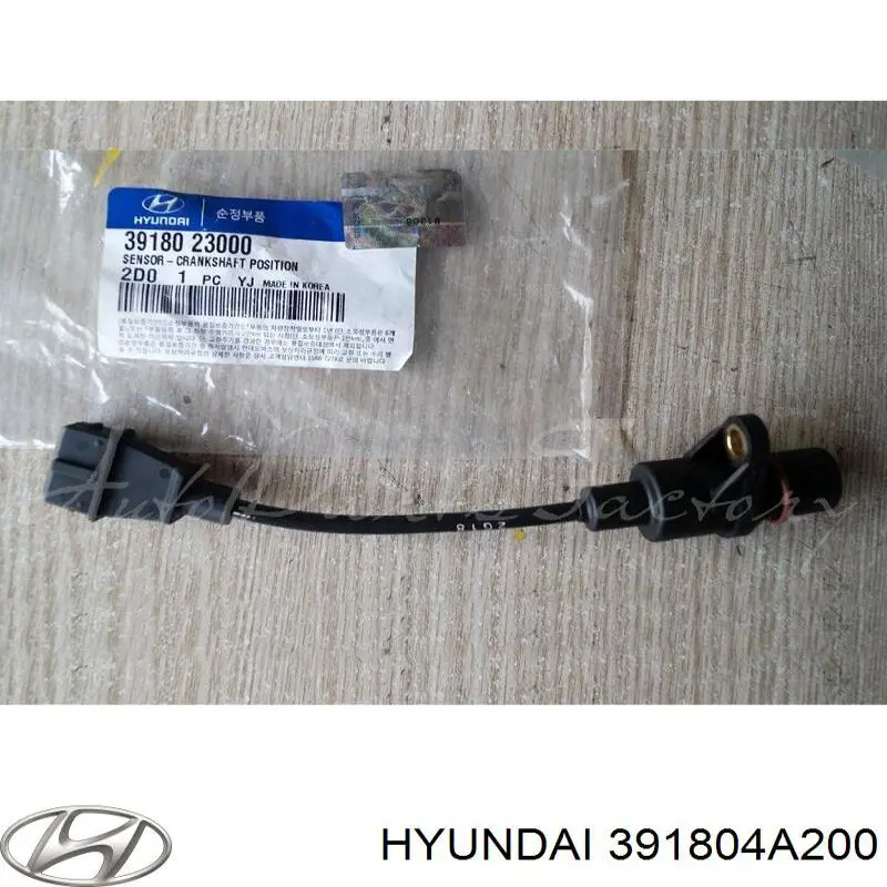 Датчик коленвала 391804A200 Hyundai/Kia