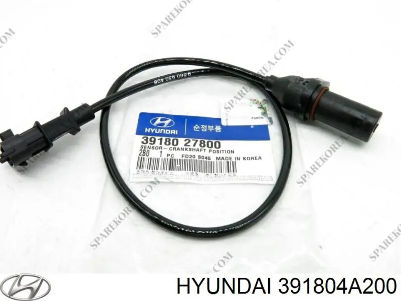 Датчик положения коленчатого вала Hyundai/Kia 391804A200 цена, от 47.37 USD