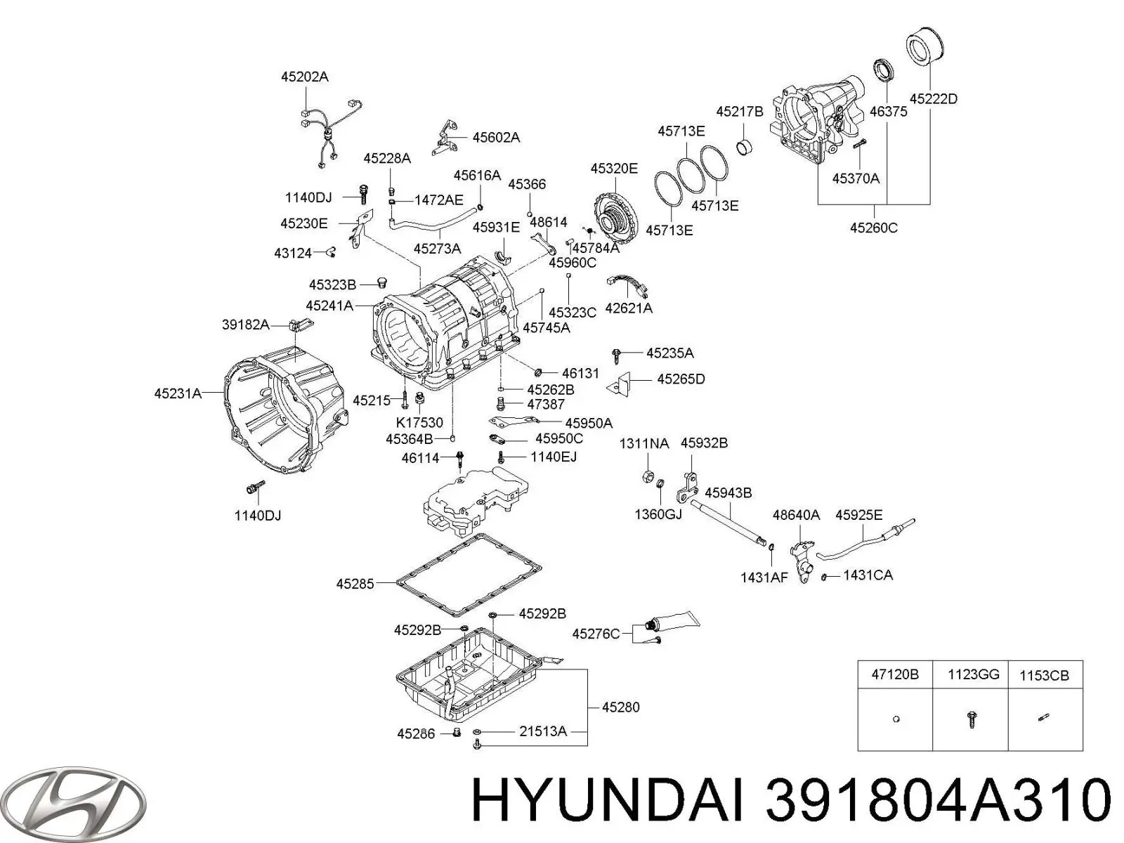 Купить 391804A310 Hyundai/Kia Датчик оборотов коленвала
