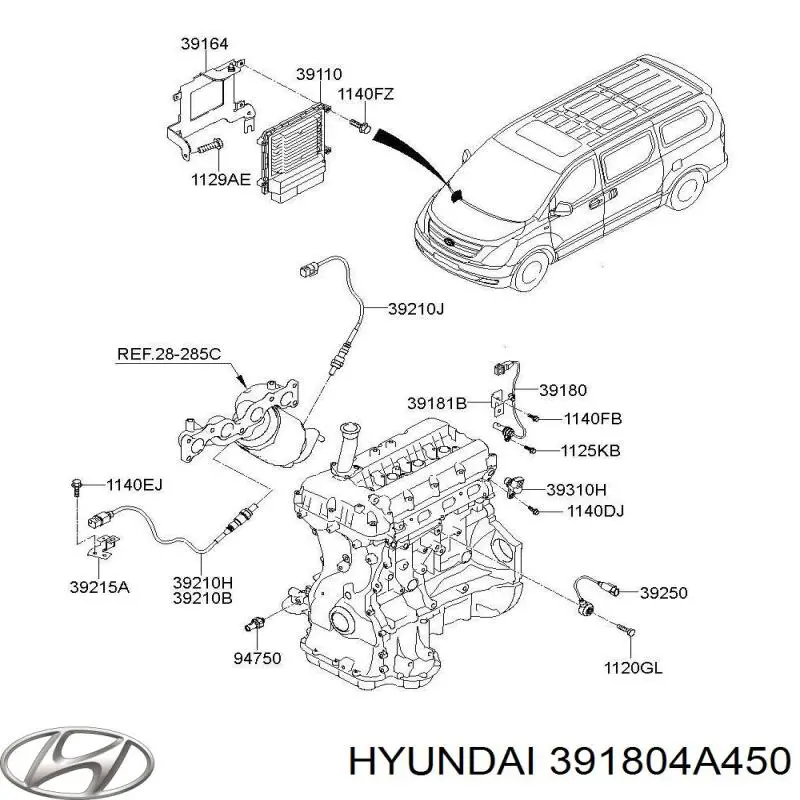 391804A450 Hyundai/Kia ДПКВ