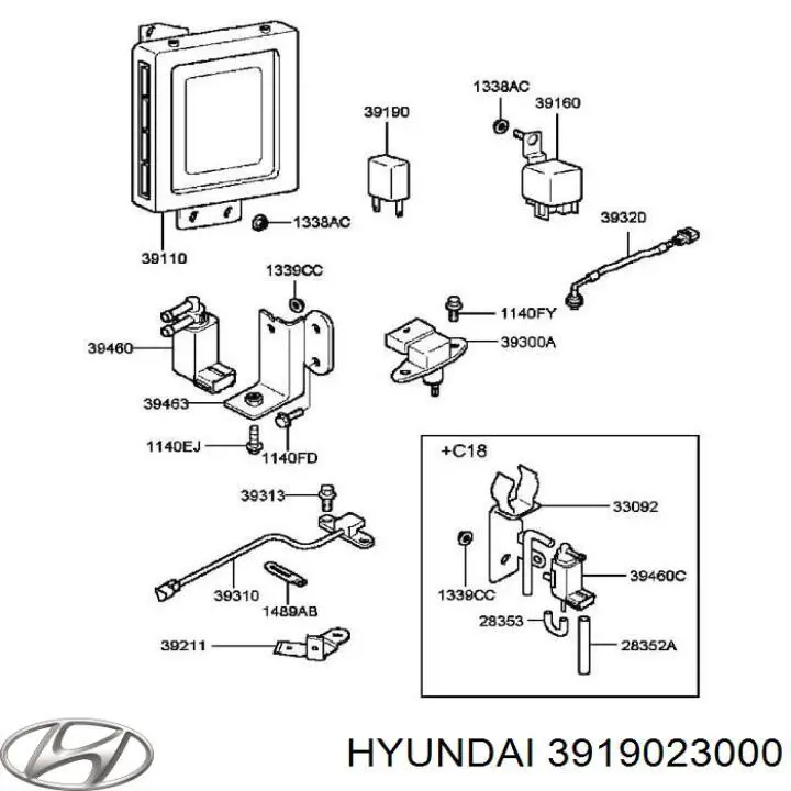  3919023000 Hyundai/Kia