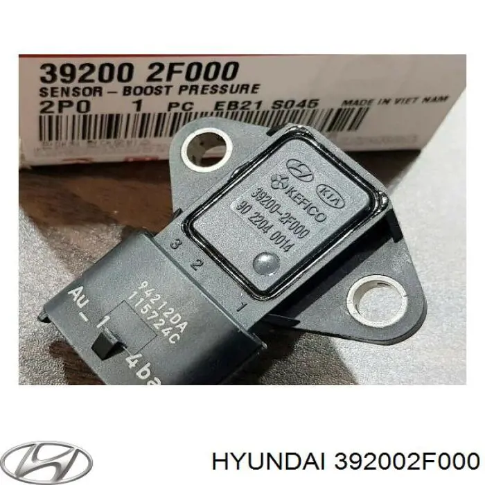 Датчик давления во впускном коллекторе, MAP Hyundai/Kia 392002F000
