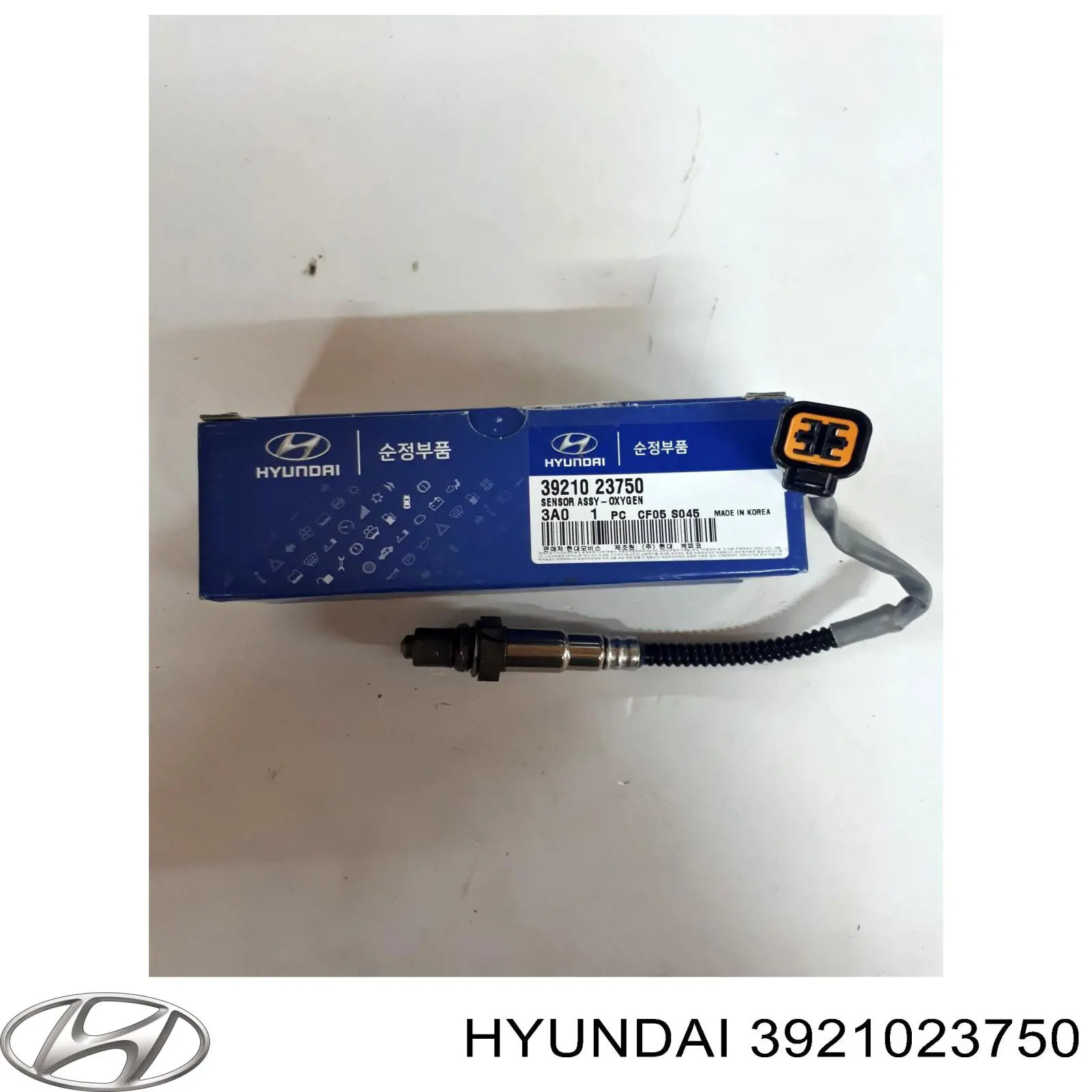 Купить 3921023750 Hyundai/Kia Лямбда-зонд, датчик кислорода после катализатора
